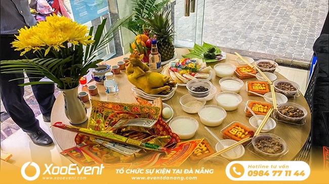 Cách bày trí mâm lễ cúng khai trương quán ăn theo phong tục 3 miền 4 lễ cúng khai trương quán ăn