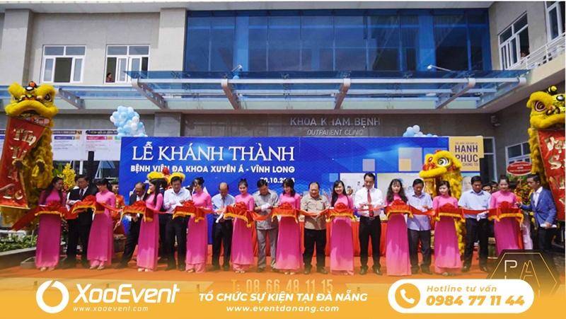 Khánh thành Bệnh Viện Đa Khoa Xuyên Á – Vĩnh Long 5 cắt băng khánh thành