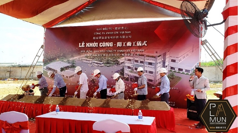 Lễ khởi công xây dựng nhà máy Công ty CFK Việt Nam 6 tổ chức sự kiện chuyên nghiệp