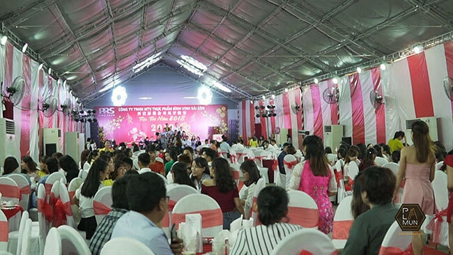 Sự kiện Year End Party Tập đoàn thực phẩm Bình Vinh Sài Gòn 2019 8 tổ chức sự kiện chuyên nghiệp
