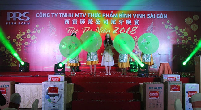 Sự kiện Year End Party Tập đoàn thực phẩm Bình Vinh Sài Gòn 2019 11 tổ chức sự kiện chuyên nghiệp